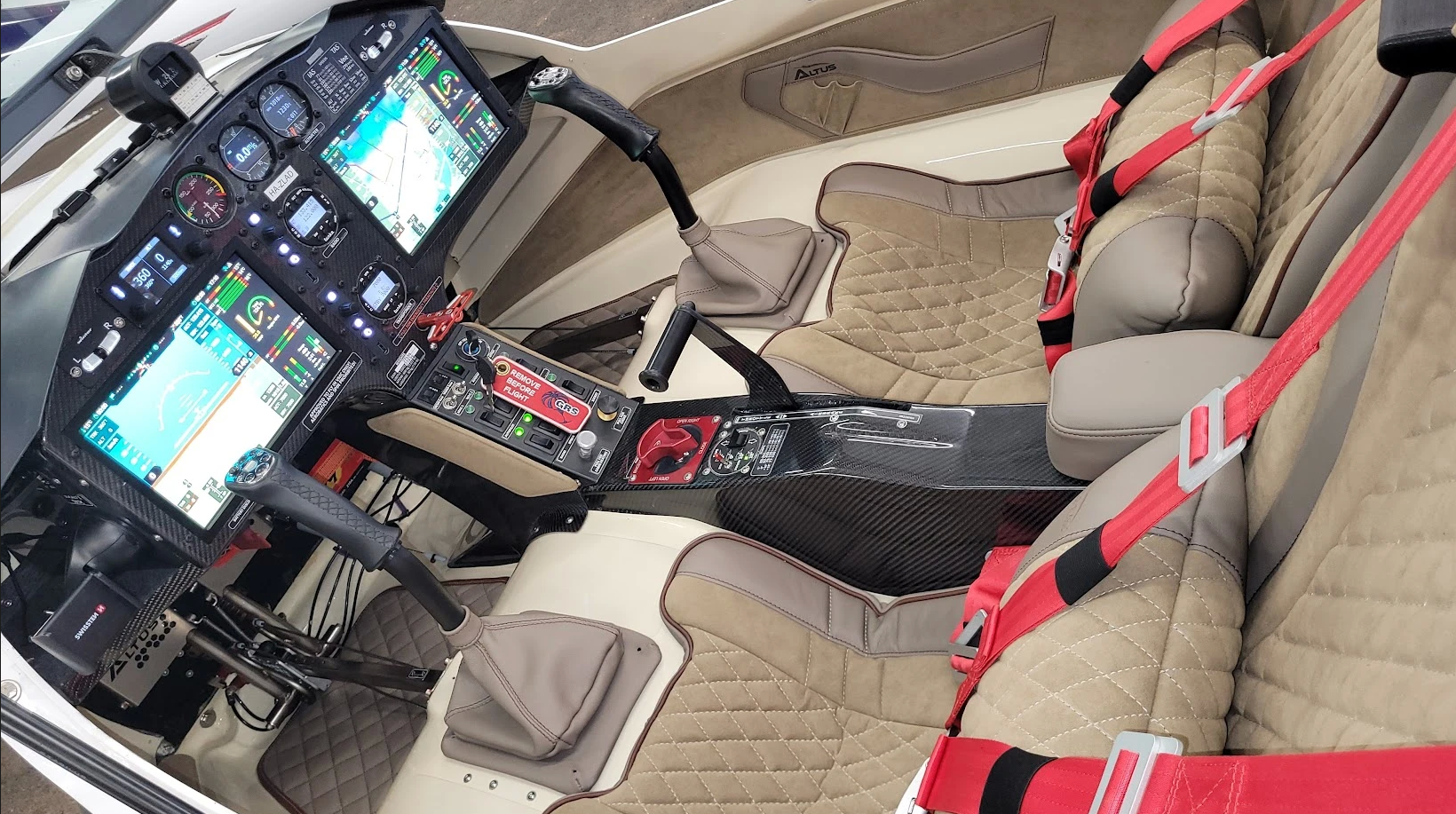 Altus cockpit interior